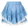 LoveShackFancy Briella Embroidered Skirt - Юбки - 