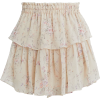 LoveShackFancy Floral Ruffle Skirt - Krila - 
