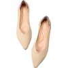 Lovskoo Flats Beige pointy pointed - Ballerina Schuhe - 