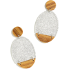 Lucite statement earrings - Brincos - 
