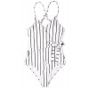 LuckyMore Womens Fashion Stripe One-Piece Swimsuit Beach Swimwear Bathing Suit - Swimsuit - $19.99 