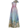 Luisa Beccaria Watercolor Floral Gown - Dresses - 