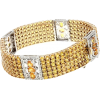 Luise Sapphire Diamond Gold Bracelet - Bransoletka - 