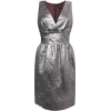 silver dress - sukienki - 