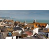 Lyme Regis rooftops Dorset UK - 建筑物 - 