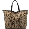2018 Leopard Print Suede Tote Bag - Torbice - 