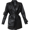 MACH MACH black faux leather jacket - Куртки и пальто - 