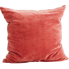 MADAM STOLTZ red velvet cushion - Uncategorized - 