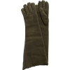 MAISON FABRE suede long gloves - Guantes - 