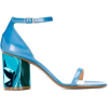 MAISON MARGIELA metallic heel sandals - サンダル - 