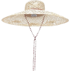 MAISON MICHEL BRIGITTE neutral straw hat - 有边帽 - 