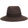 MAISON MICHEL Virginie grosgrain-trimmed - Hat - 