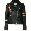 MAISON PÈRE metallic applique biker jack - Jacket - coats - 