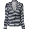 MAJESTIC FILATURES casual striped blazer - Jaquetas - 