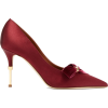 MALONE SOULIERS Paulette velvet-trimmed - Klasične cipele - 