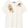 MANGO Embroidered cotton shirt - 半袖衫/女式衬衫 - $35.99  ~ ¥241.15