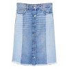 MANGO Women's Combined Design Denim Skirt - Gonne - $79.99  ~ 68.70€