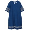 MANGO Women's Embroidered Denim Dress - ワンピース・ドレス - $79.99  ~ ¥9,003