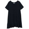 MANGO Women's Fluted Hem Dress - ワンピース・ドレス - $59.99  ~ ¥6,752