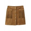MANGO Women's Fringed Skirt - Saias - $59.99  ~ 51.52€