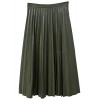 MANGO Women's Pleated Midi Skirt - スカート - $79.99  ~ ¥9,003