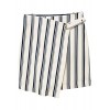MANGO Women's Striped Wrap Skirt - 裙子 - $49.99  ~ ¥334.95