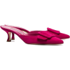 MANOLO BLAHNIK Pink Maysale 50 suede buc - Scarpe classiche - 