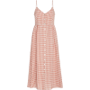 MANSUR GRAVIEL gingham linen dress - sukienki - 
