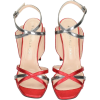 MARC ELLIS Marc Ellis Red Silver Leather - Sandals - $171.31  ~ £130.20