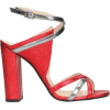 MARC ELLIS Marc Ellis Red Silver Leather - 凉鞋 - $171.31  ~ ¥1,147.83