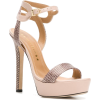 MARC ELLIS metallic high-heeled sandals - Sandali - 