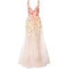 MARCHESA NOTTE flared dress with floral  - Dresses - $35.00 