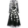 MARCHESA Embellished Lace Gown - sukienki - 