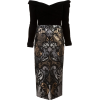 MARCHESA NOTTE off-the-shoulder sequin e - sukienki - 