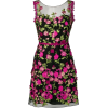 MARCHESA NOTTE sheer floral dress - Vestidos - 