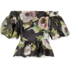 MARCHESA Off-the-shoulder floral-print s - Рубашки - короткие - $1,295.00  ~ 1,112.26€