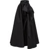 MARCHESA black satin bow overskirt - 裙子 - 