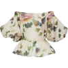 MARCHESA off-shoulder floral blouse - Koszule - krótkie - 