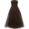 MARC JACOBS black strapless tulle dress - Dresses - 