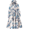 MARC JACOBS white blue floral dress - Obleke - 