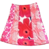 MARIMEKKO poppy print skirt - スカート - 
