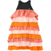 MARINE SERRE tiered pleated mini dress - ワンピース・ドレス - $4,763.00  ~ ¥536,068