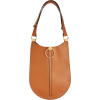MARNI Brown Leather Hobo Shoulder Bag - 手提包 - 