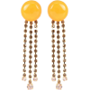 MARNI Crystal-embellished clip-on earrin - Aretes - 
