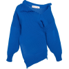 MARNI blue asymmetric sweater - Swetry - 