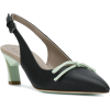 MARNI bow slingback pumps mint black - Классическая обувь - $345.00  ~ 296.32€