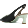 MARNI bow slingback pumps mint black - Klasične cipele - $345.00  ~ 296.32€