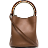 MARNI brown Pannier resin handle leather - Borsette - 