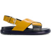 MARNI criss-cross Fussbett sandals - Superge - 