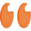 MARNI orange Disco acrylic earrings - Naušnice - 